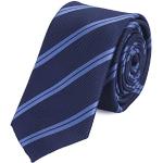Marineblaue Gestreifte Fabio Farini Krawatten-Sets für Herren 