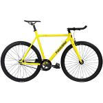 FabricBike Light - Fixed Gear Fahrrad, Single Speed Fixie Starre Nabe, Aluminium Rahmen und Gabel, Räder 28", 4 Farben, 3 Größen, 9.45 kg (Größe M) (M-54cm, Light Matte Yellow)