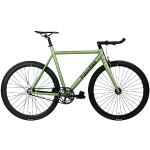 FabricBike Light - Fixed Gear Fahrrad, Single Speed Fixie Starre Nabe, Aluminium Rahmen und Gabel, Räder 28", 4 Farben, 3 Größen, 9.45 kg (Größe M) (S-50cm, Light Cayman Green)