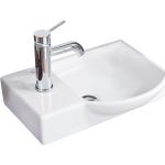 Reduzierte Weiße Fackelmann Vadea Handwaschbecken & Gäste-WC-Waschtische aus Keramik 