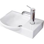 Weiße Fackelmann A-Vero Handwaschbecken & Gäste-WC-Waschtische aus Keramik 