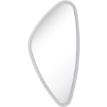 Silberne Industrial Fackelmann Badspiegel & Badezimmerspiegel aus Glas LED beleuchtet 