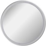 Silberne Fackelmann Runde Badspiegel & Badezimmerspiegel 60 cm LED beleuchtet 