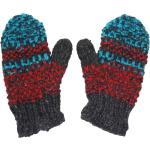 Bunte Strick-Handschuhe aus Wolle für Damen Einheitsgröße 