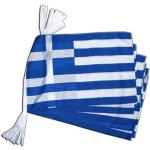 Fanartike Griechische Fahne Flagge 90x150cm mit Metall Ösen, 1,99 €