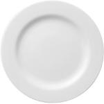 Reduzierte Weiße Minimalistische Rosenthal Moon Runde Frühstücksteller 22 cm aus Porzellan spülmaschinenfest 