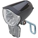 Fahrrad-Frontlicht PROPHETE "LED-Dynamoscheinwerfer 70 Lux" Fahrradbeleuchtung schwarz Fahrradscheinwerfer
