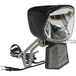 Fahrrad Scheinwerfer LED für Nabendynamo Secu Forte 70 Lux Lampe Frontlampe