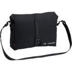Schwarze Vaude ShopAir Nachhaltige Gepäckträgertaschen mit Klettverschluss klein 