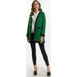 Reduzierte Grüne Elegante Faina Boucle-Blazer mit Knopf aus Bouclé für Damen Größe XS 