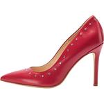 Rote Faina High Heels & Stiletto-Pumps mit Nieten aus Leder für Damen Größe 40 