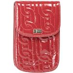 Reduzierte Rote Lack-Optik Elegante Faina Mini Handtaschen aus Kunstleder für Damen mini 