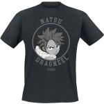 Schwarze Fairy Tail Rundhals-Ausschnitt T-Shirts für Herren Größe XXL 