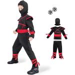 Ninja-Kostüme aus Samt für Kinder Größe 110 