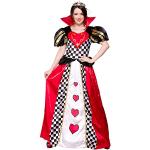 Herzkönigin-Kostüme für Damen Größe L 