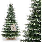 Weiße 220 cm Künstliche Weihnachtsbäume mit Berg-Motiv klappbar 