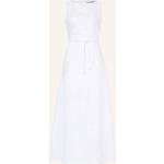 Weiße Ärmellose Faithfull Maxi Leinenkleider aus Viskose für Damen Größe M für den für den Winter 