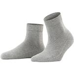 Reduzierte Graue Melierte Falke Thermo-Socken aus Wolle für Damen Größe 39 1-teilig 