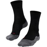 Reduzierte Schwarze Falke Thermo-Socken aus Wolle für Damen Größe 41 