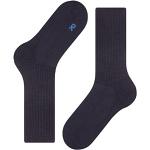 Reduzierte Marineblaue Falke Ergo Thermo-Socken aus Wolle für Herren Größe 35 für den für den Winter 
