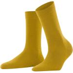 Reduzierte Gelbe Falke Softmerino Damensocken & Damenstrümpfe aus Polyamid Größe 37 