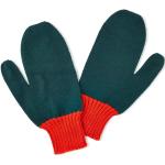 Grüne Herrenfäustlinge & Herrenfausthandschuhe aus Jersey Größe XS für den für den Winter 