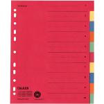 Bunte Falken Kartonregister & Papierregister DIN A4 aus Pappe 10-teilig 