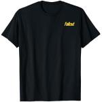 Schwarze Fallout T-Shirts für Herren Größe S 