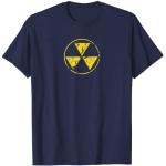 Blaue Vintage Fallout T-Shirts für Herren Größe S 