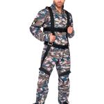 Olivgrüne Camouflage Leg Avenue Soldaten-Kostüme für Damen Größe L 