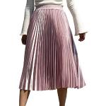 Pinke Elegante Midi Festliche Röcke für Damen Einheitsgröße für Partys für den für den Winter 