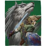 Grüne Motiv familando The Legend of Zelda Bio Kuscheldecken in Übergröße aus Fleece schnelltrocknend 