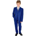 Royalblaue Unifarbene Kinderkommunionanzüge für Jungen Größe 146 