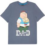 Family Guy Dad On Duty T Shirt, Adultes, XS-5XL, Indigo Blau, Offizielle Handelsware