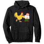Family Guy Peter & Chicken Fighting Pullover Hoodi
