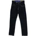Schwarze 5-Pocket Jeans für Kinder mit Knopf für den für den Winter 