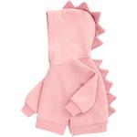 Rosa Unifarbene Kinderhoodies & Kapuzenpullover für Kinder für Babys 