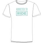Fanatic T-Shirt Girls Addicted to Ride Fan Shirt weiß Damen L