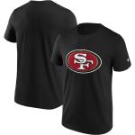 Schwarze Fanatics NFL Rundhals-Ausschnitt T-Shirts für Herren Größe S 
