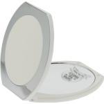 Fantasia Taschenspiegel weiß/silber mit 10-fach Vergrößerung, Maße: 10 x 10,5 cm