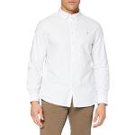 Weiße Bestickte FARAH Bio Slim Fit Hemden maschinenwaschbar für Herren Größe XL 