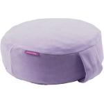 farbenfreunde Yoga Bodenkissen aus Nicky-Stoff - cupcake purple - Ø 31 cm - Höhe 11 cm