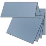 Blaue Tischkarten & Platzkarten aus Papier 