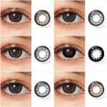 Braune Farbige Kontaktlinsen 