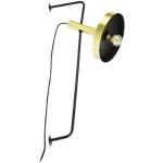Goldene Lorefar (Faro) Runde LED Wandleuchten aus Metall E27 