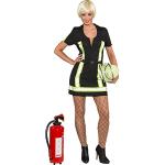 Schwarze Orlob Feuerwehr-Kostüme aus Polyester für Damen Größe S 