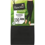 Schwarze FASCINO Nachhaltige Thermo-Leggings für Damen Größe XL 