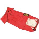 Rote Wasserdichte Atmungsaktive Kindermäntel mit Tiermotiv mit Klettverschluss aus Kunstfell für den für den Winter 