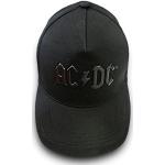 Schwarze AC/DC Snapback-Caps maschinenwaschbar für Herren Einheitsgröße 