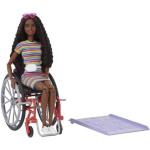 Fashionistas Doll #166 With Wheelchair & Crimped Brunette Hair